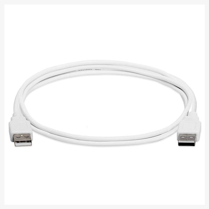 ADNet High-Speed USB 2.0 Male to Male Data Cable | Premium White Sync Wire for PC, Laptop, TV Box, Cooling Pad & HDD | Available in 1.5M, 3M, 5M & 10M Lengths
