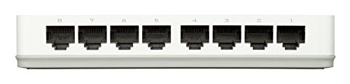 D-Link DES-1008A 8-Port 10/100Mbps Desktop Switch – Plug & Play | dlink Green | Ultra Compact