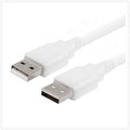 ADNet High-Speed USB 2.0 Male to Male Data Cable | Premium White Sync Wire for PC, Laptop, TV Box, Cooling Pad & HDD | Available in 1.5M, 3M, 5M & 10M Lengths