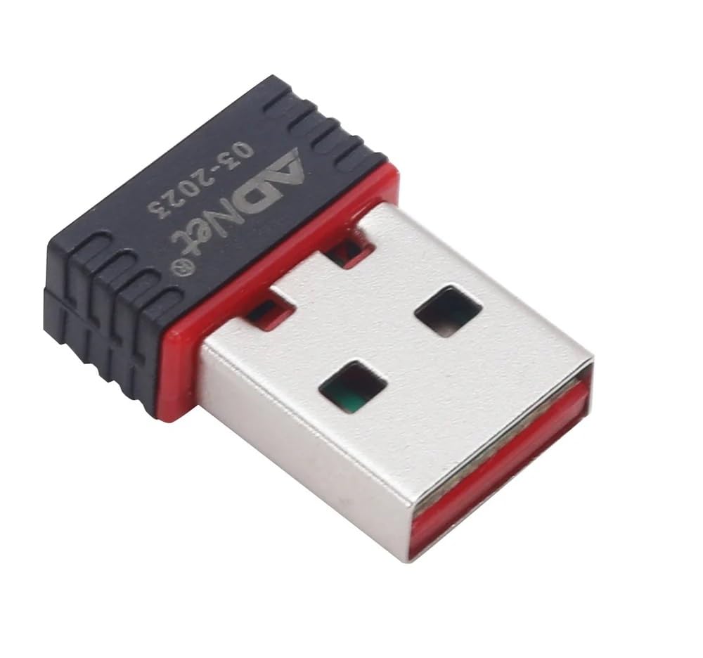ADNet AD-UW-0211 300Mbps Mini Wireless Network USB WiFi Adapter Dongle | Compact Design | High-Speed Internet for Desktop PC & Laptop | Compatible with Windows
