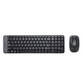 Logitech MK220 Wireless Keyboard & Mouse Combo – Spill Resistant | 24M Battery | Compact with Numpad