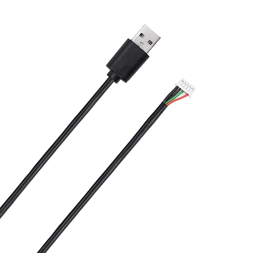 ADNET USB 2.0 Data Cable Wire for Mantra MFS-100 Series Fingerprint Scanner (Black) - High Speed Data Transmission
