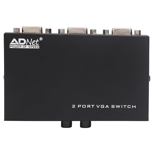 Ad Net 2 Port VGA Switch 2 In 1 Out