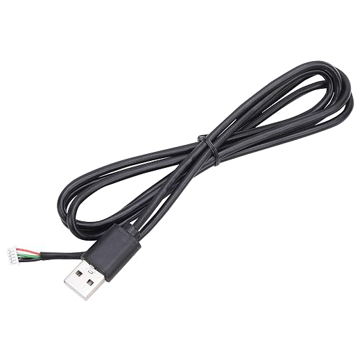 ADNET USB 2.0 Data Cable Wire for Mantra MFS-100 Series Fingerprint Scanner (Black) - High Speed Data Transmission