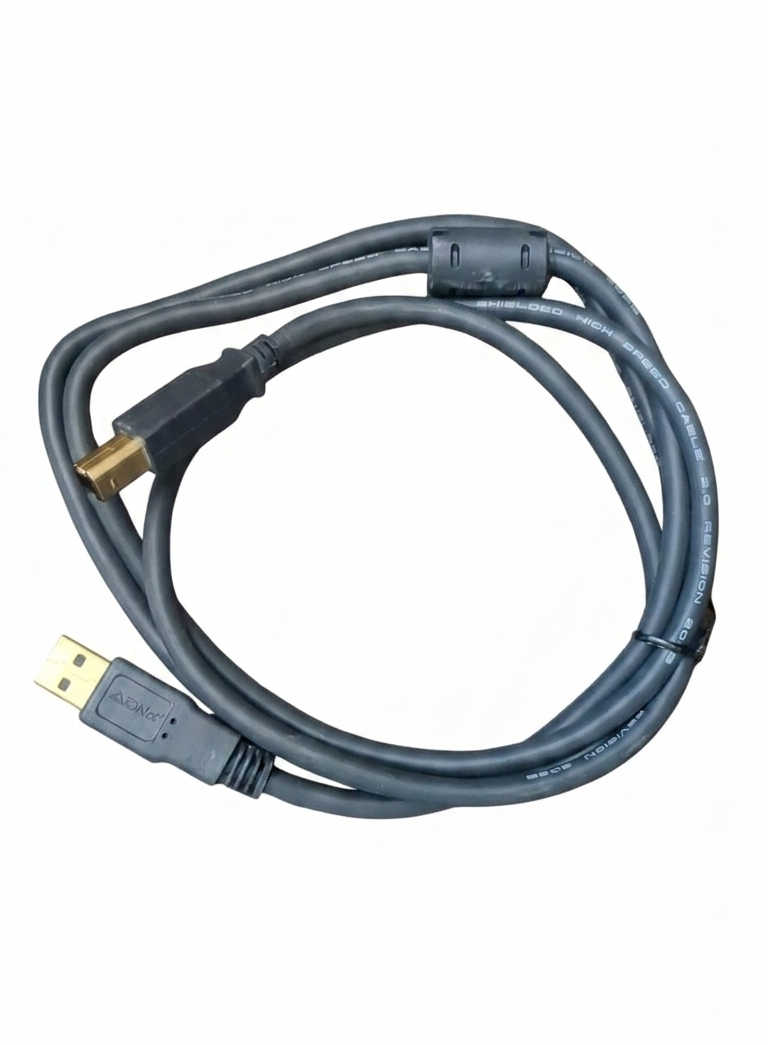 ADNet Prime USB 2.0 High-Speed Printer & Scanner Cable – 1.5 Meter (Protective Shielding, Gold Plated)