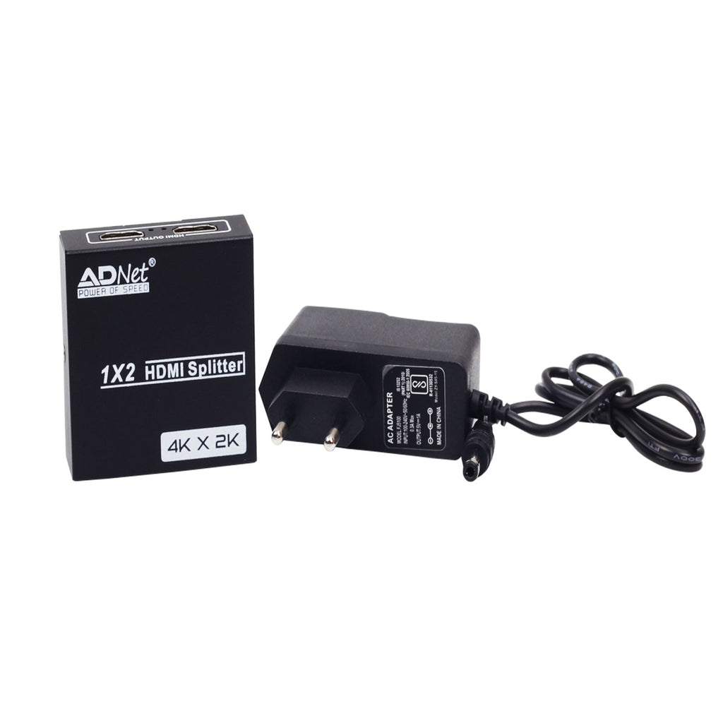 Ad Net 2 Port HDMI Splitter 1 In 2 Out
