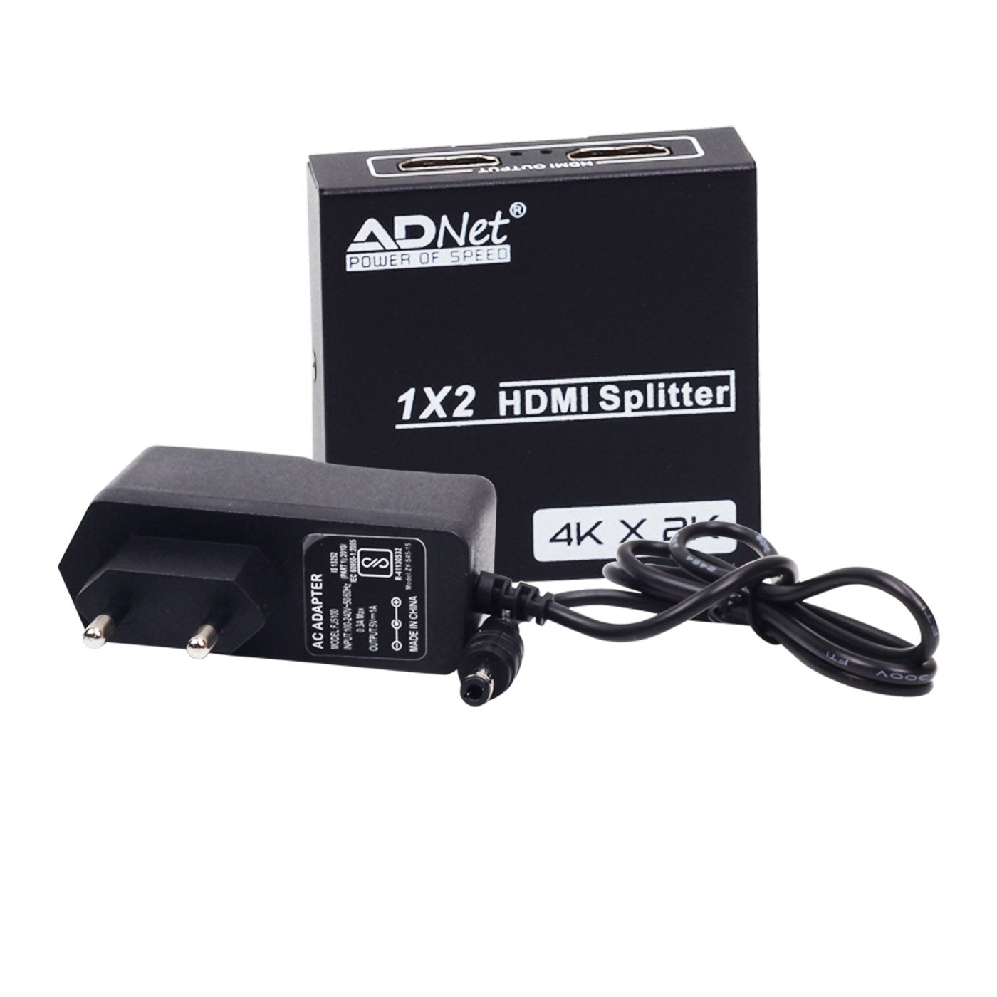 Ad Net 2 Port HDMI Splitter 1 In 2 Out