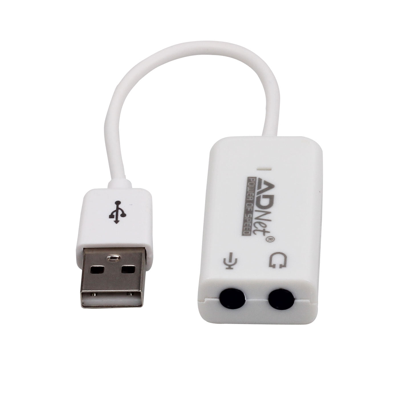 Ad Net USB External Sound Card Audio Adapter
