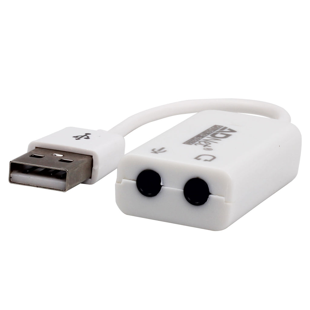 Ad Net USB External Sound Card Audio Adapter