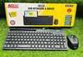 ADNet AD-KB-154 Wired USB Keyboard & Mouse Combo | In-built Mobile Holder | 1 Year Warranty