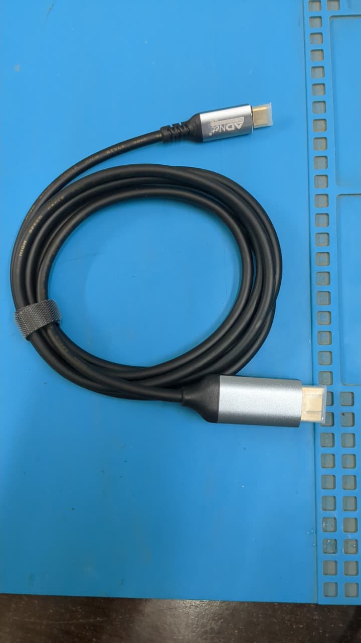 ADNet ADP-CH-1187 Prime Type C to 4K HDMI Cable (1.8m) | 4K@60Hz UltraHD | Thunderbolt-3 Compatible | Deep Color & ARC Support | 3-Year Warranty