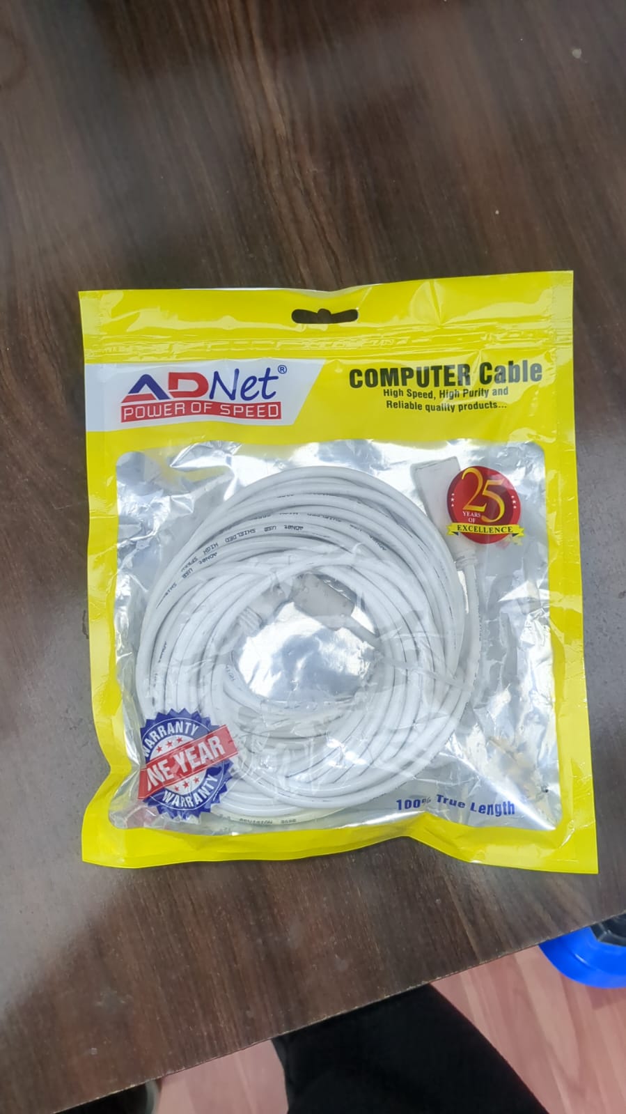 ADNet High-Speed USB Extension Cable (Male to Female) | Data Sync & Charging Extender Cord | 100% True Length, Anti-Interference Shielding | White | (Available in 1.5 Mtr, 3 Mtr, 5 Mtr, 10 Mtr Variants)
