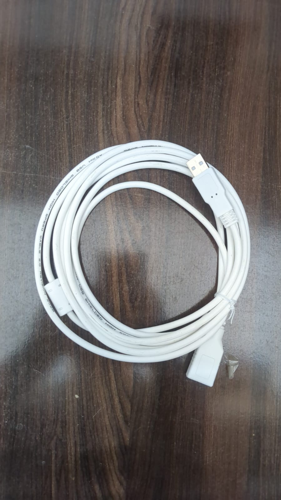 ADNet High-Speed USB Extension Cable (Male to Female) | Data Sync & Charging Extender Cord | 100% True Length, Anti-Interference Shielding | White | (Available in 1.5 Mtr, 3 Mtr, 5 Mtr, 10 Mtr Variants)