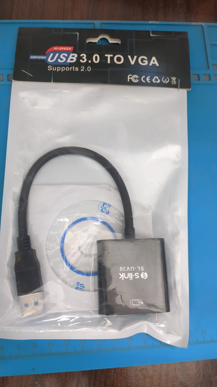 USB 3.0 to VGA Adapter Converter Supports USB 2.0 for Monitor TV Projector