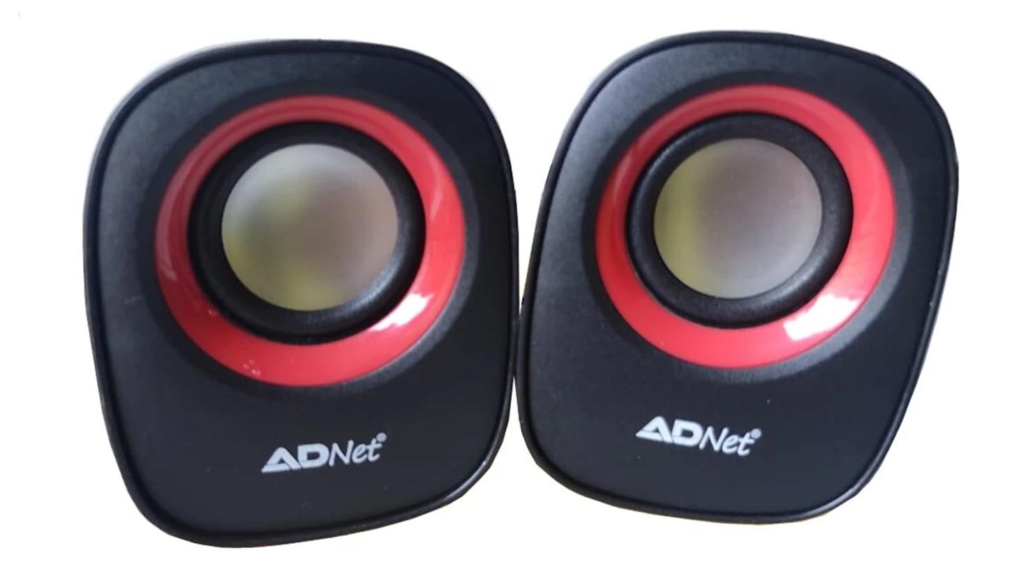 Ad Net AD-SP-132 Mini Digital Speaker Multimedia USB Speakers with Volume Control