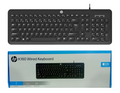 HP K160 Wired USB Keyboard – Full Size | Height Adjustable | Plug & Play